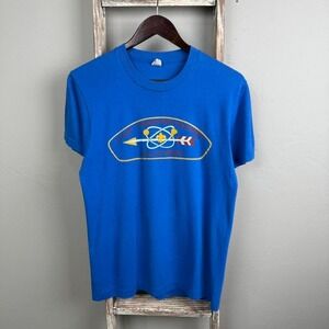 Vintage 80s USA Screen Stars Boyscout Oklahoma Single Stitch T Shirt Med